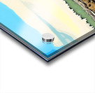 Two Bush Island Light Tower Among Rocky Islands in Midcoast Maine - Illus. Acrylic print