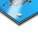 West Quoddy Head Light Striped Tower in Down East Maine - Illus. Acrylic print