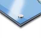 Great Wave Covers Stone Tower of Whaleback Light in Maine - Illus. Acrylic print