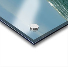 Perfect Crown Wave Surrounds Whaleback Lighthouse Tower in Maine Acrylic print