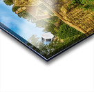 Tranquil Charm: Riverside Glimpse of Castle Combe Acrylic print