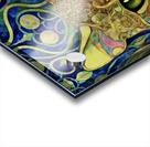 Abstract Portrait of a Cat in Vintage Tiffany Style Stained Glass Acrylic print