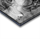 us marine corps bronze plaque  square 3326 Marine Acrylic print