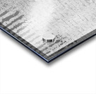 Grey Pastel Abstract With Writing Acrylic print