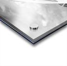 Reach For The Skies - 1959 Cadillac Tail Fins Black and White Acrylic print