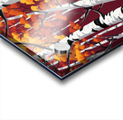 Birch in Maroon Acrylic print