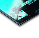 Lithography Cyan  Acrylic print