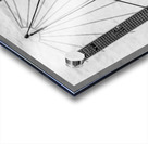 Frankfurt am Main Sundial in Black and White Acrylic print