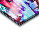 Arte 075  surreal abstract man looking over desert Acrylic print