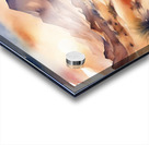 Watercolor painting of a desert landscape Acrylic print