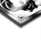 The Stunning Alicia Amia Gorgeous AI Concept Art Illustration Pin Up Girl Portrait by Xzendor7 Acrylic print