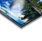 Icy Tranquility: Winter Scene at Picture Lake Acrylic print