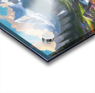 a majestic mountain range Acrylic print