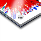 Lighter   Distressed Dasiy on  Abstract Background Acrylic print