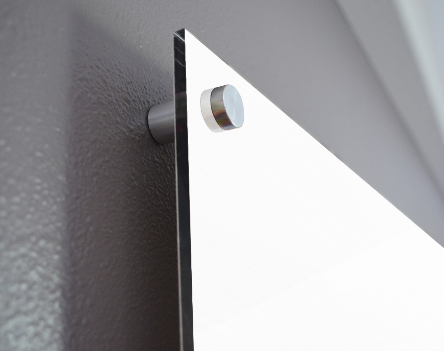 A scarlet macaw parrot on white background Acrylic print