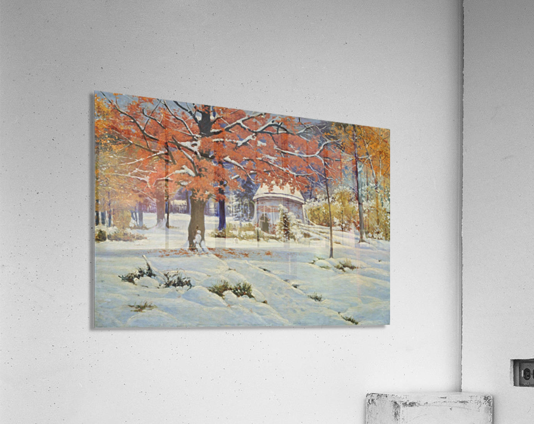 An early snow Acrylic Print