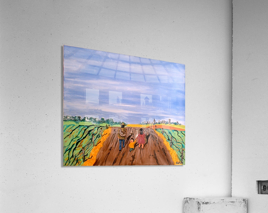 Moving to town Acrylic Print