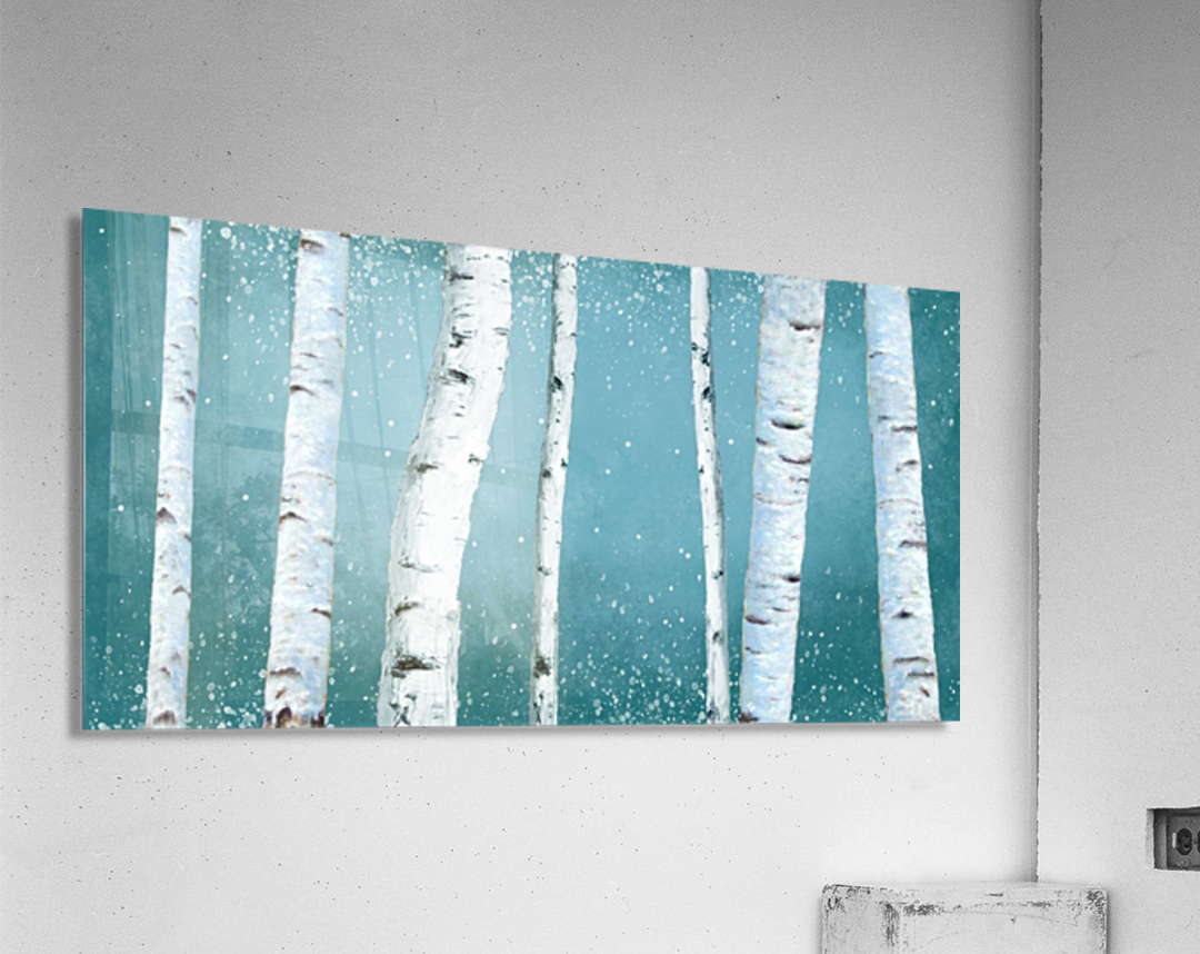 birch tree Acrylic Print