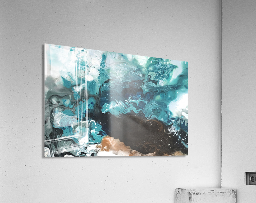 Ocean Glass Acrylic Print