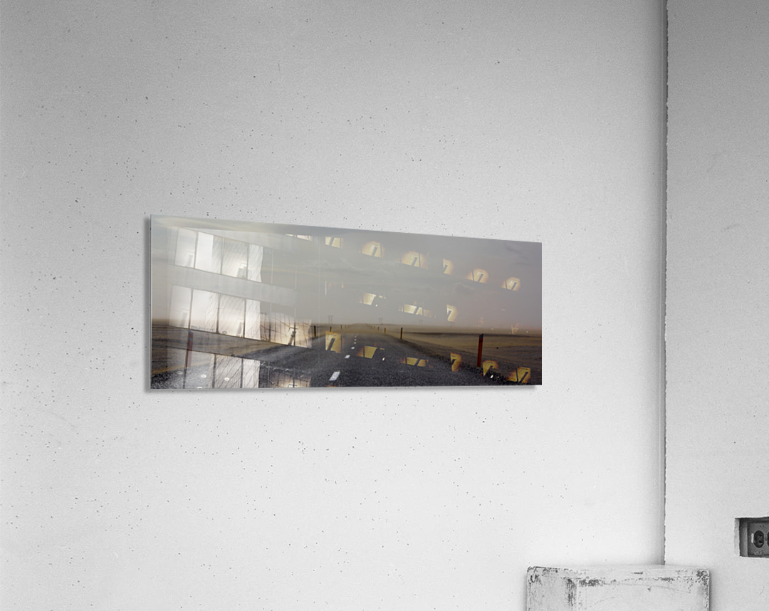 On the road in Iceland Acrylic Print