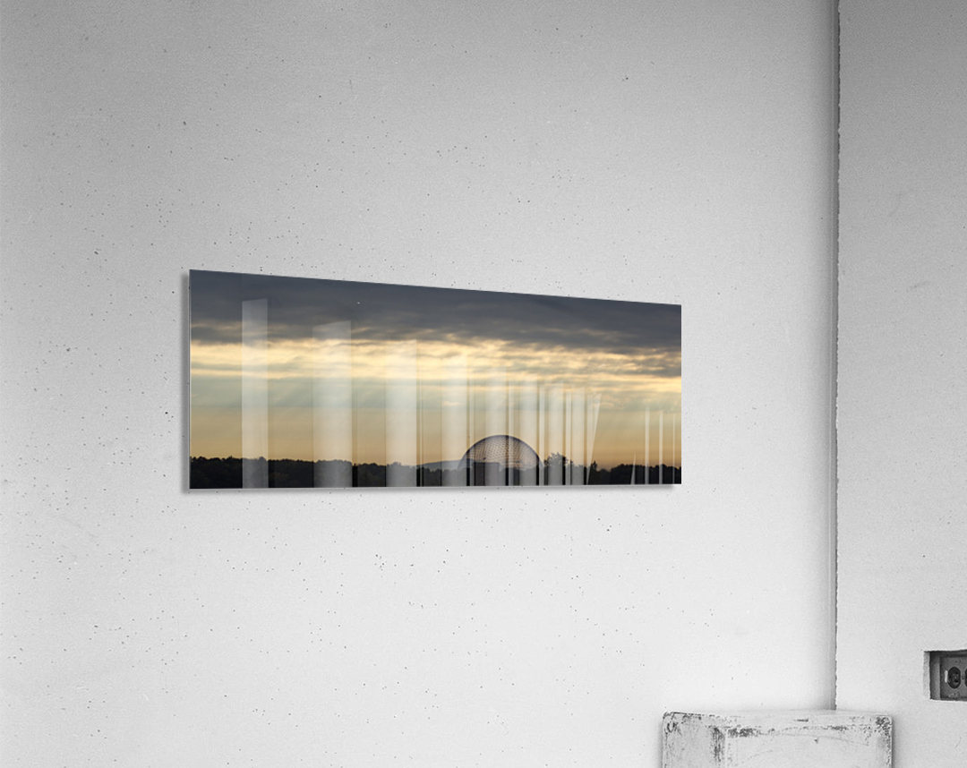 Sunrise on the biosphere Montreal Quebec Canada Acrylic Print