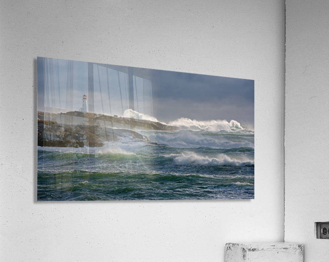 In the Protection of a Lighthouse Acrylic Print