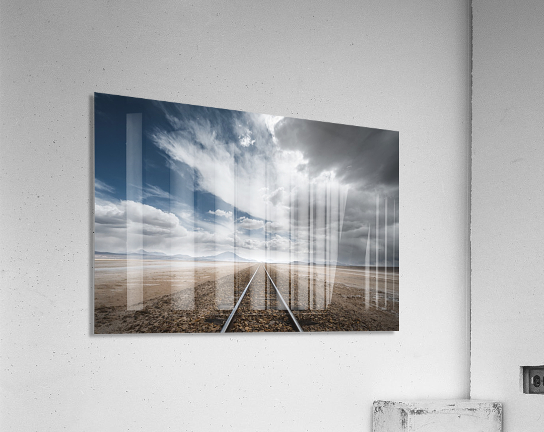 the long road Acrylic Print