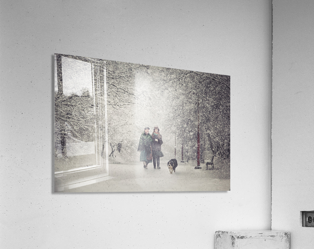 Snow storm charm Acrylic Print