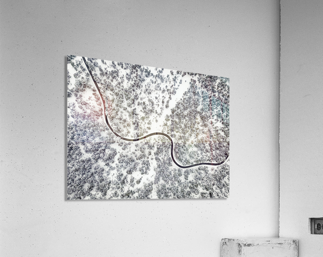 From above IX Acrylic Print