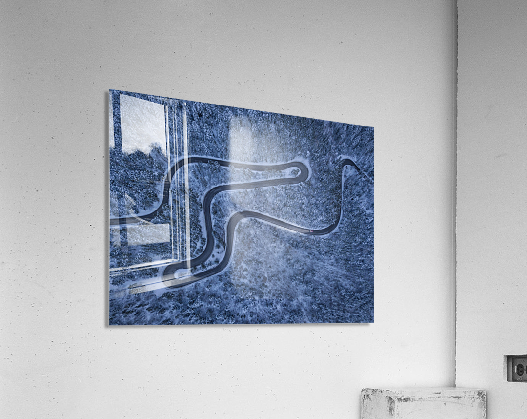 Winding way into the darkness Acrylic Print