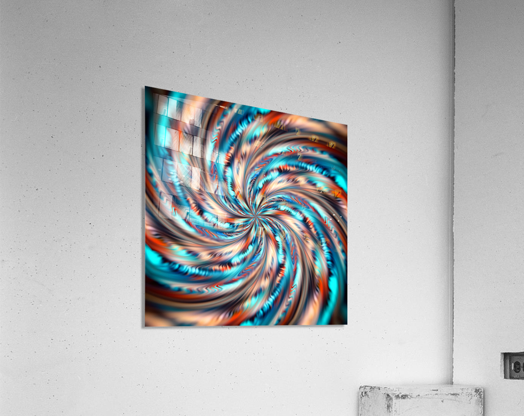 Abstract Waves Acrylic Print