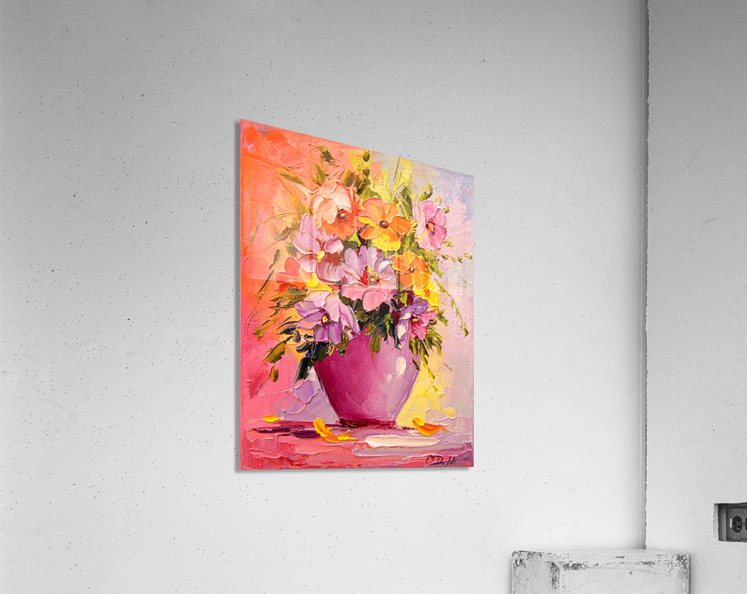 A bouquet of bright colors by Olha Darchuk Wall Art