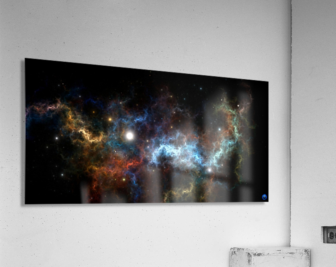 The Sydeous Nexus Cluster Fractal Art Acrylic Print