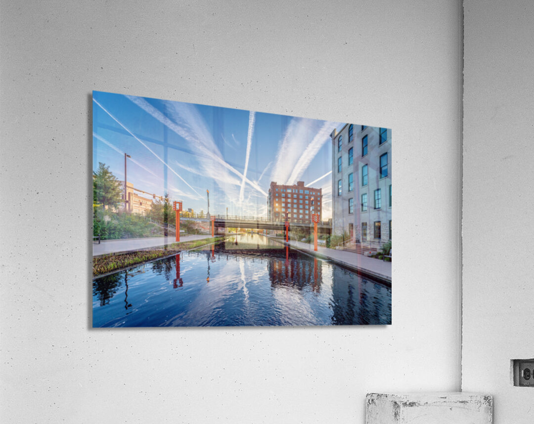 Gene Leahy Mall Lake Morning Acrylic Print