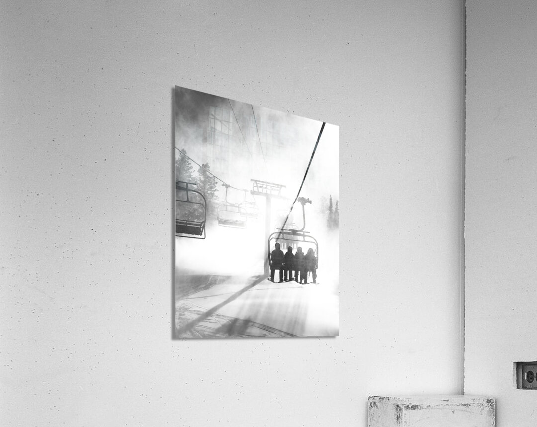 Chairlift Mist 4 Acrylic Print