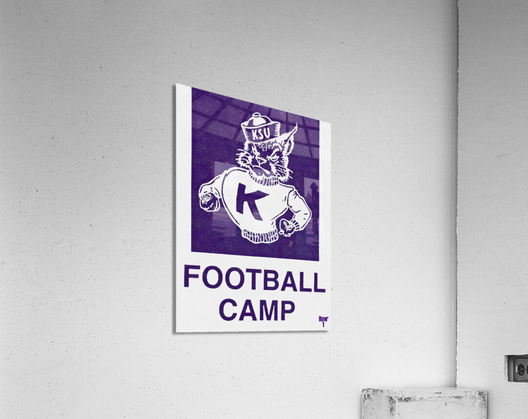1970s ksu wildcat football camp art  Acrylic Print