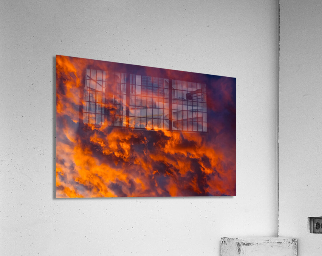 Red Nebula Acrylic Print
