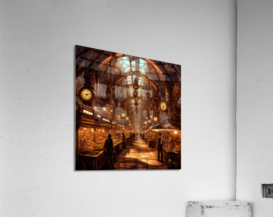 WHOLE FOODS STEAMPUNK STYLE Acrylic Print