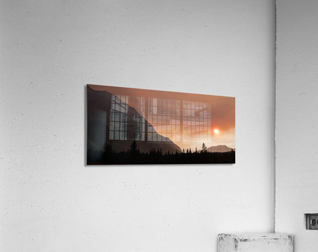 Canadian Rockies Fire Acrylic Print