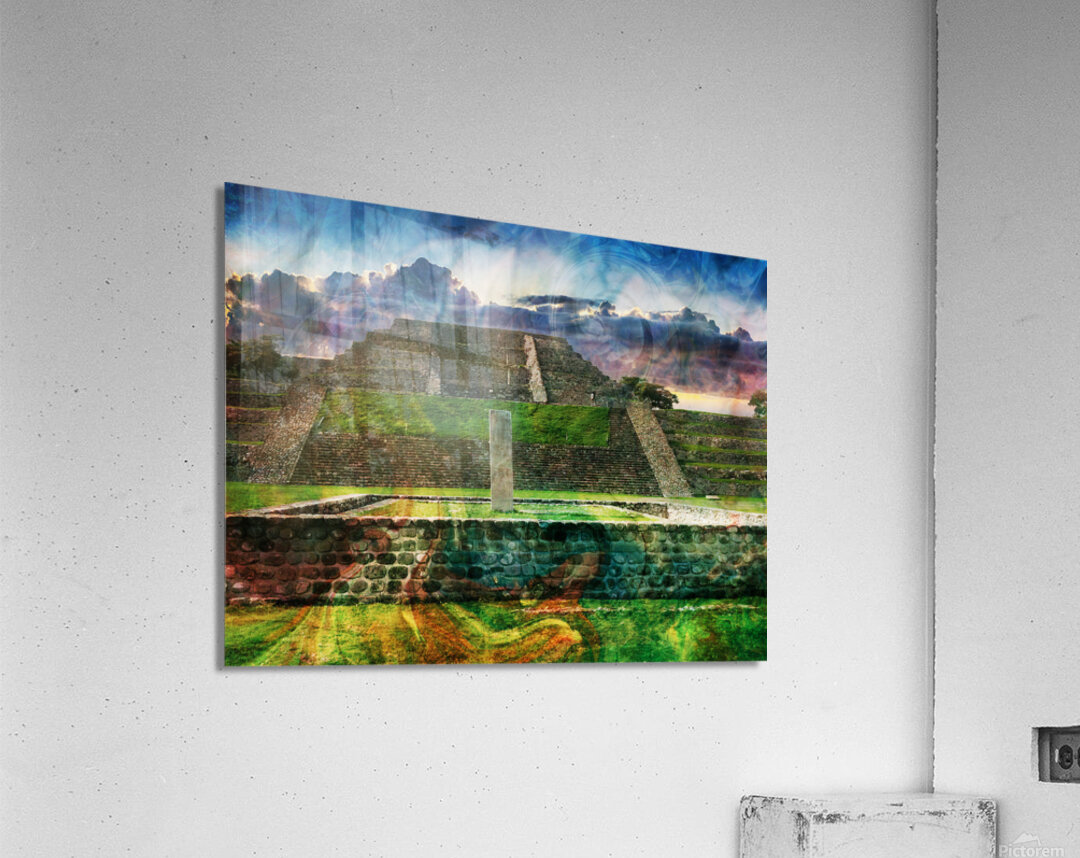Mayan Pyramid Acrylic Print
