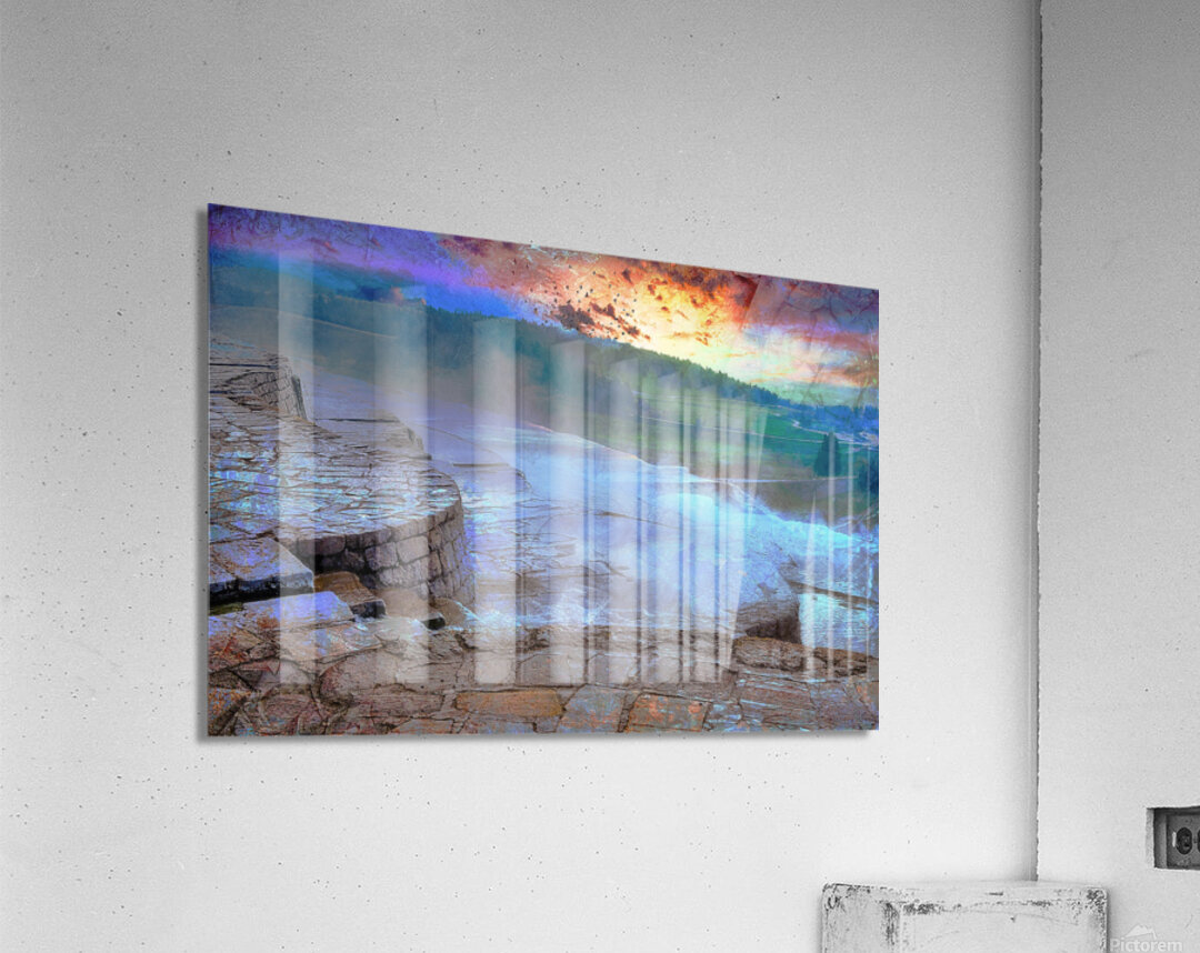 Pamukkale Travertine Acrylic Print