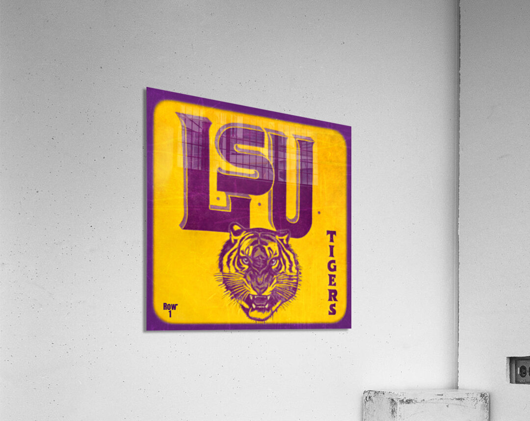 throwback lsu tigers mascot art Acrylic Print