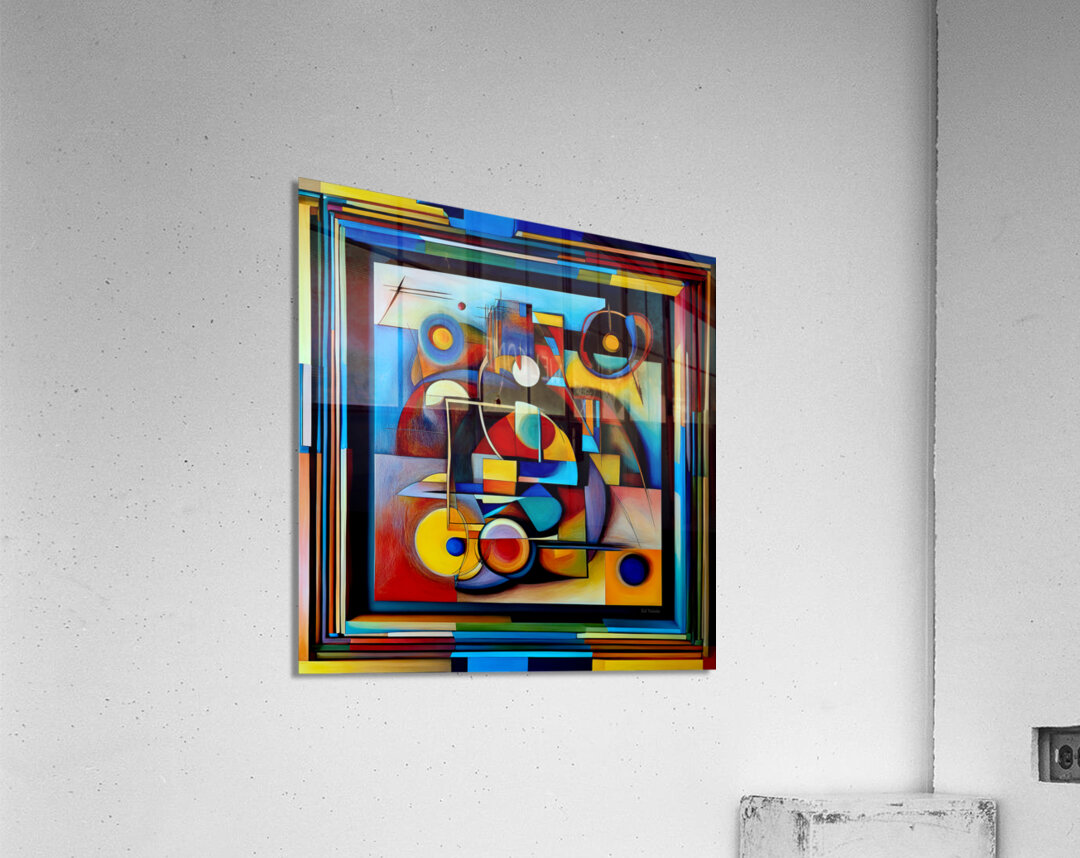 COLOR ME BLUE Acrylic Print