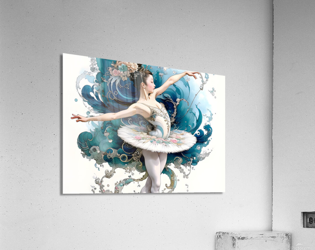 A flourish of dance Acrylic Print