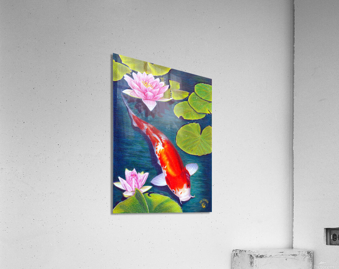 Carpe Koi Acrylic Print