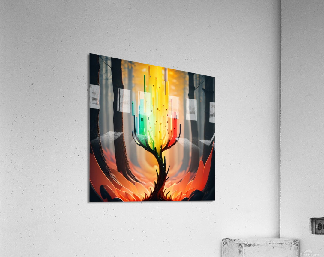 Glowing Forest 40 Acrylic Print