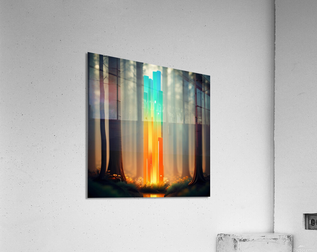 Glowing Forest 17 Acrylic Print