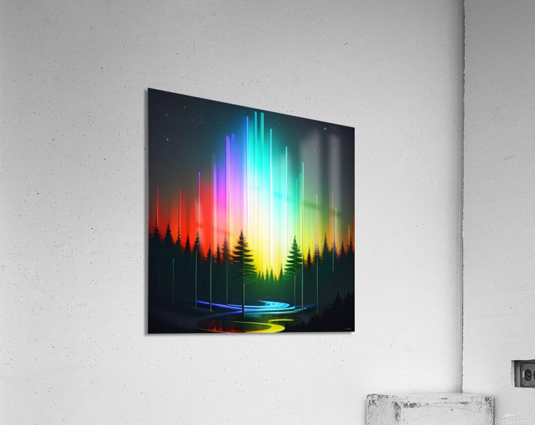 Glowing Forest 37 Acrylic Print