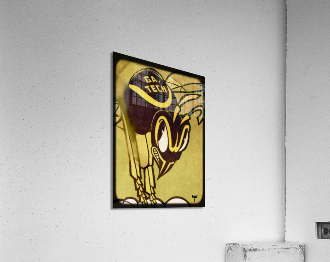 Vintage Georgia Tech Yellow Jacket Viewfinder Acrylic Print