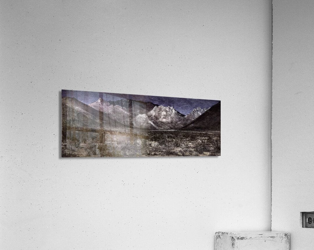 Eastern Sierra Ranch Gate Acrylic Print